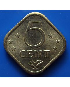 Netherlands Antilles  5 Cents1975 km# 13