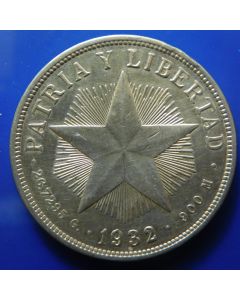 Carib.C.	 Peso	1932	  Silver