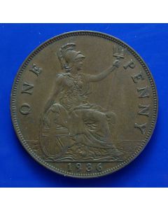 Great Britain 	 penny	1936	