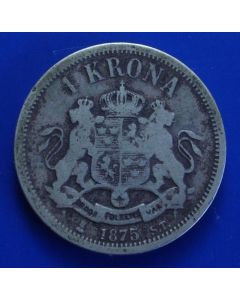 Sweden  Krona1875 km# 741     