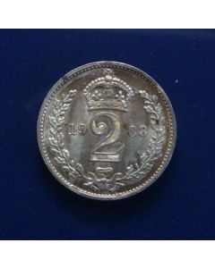 Great Britain  2 pence1908 km# 796 - Silver