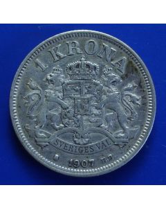 Sweden  Krona1907 km# 772  