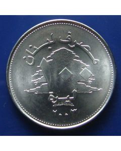 Lebanon 100 Livres2003km# 38a 