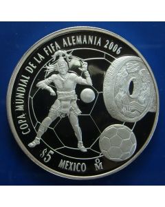 Mexico  5 Pesos2006 km# 770  