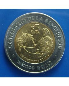 Mexico  5 Pesos2008 km# 899 