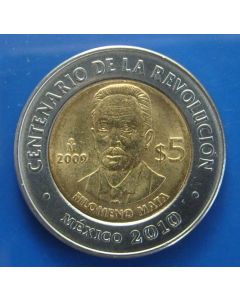 Mexico  5 Pesos2009 km# 907