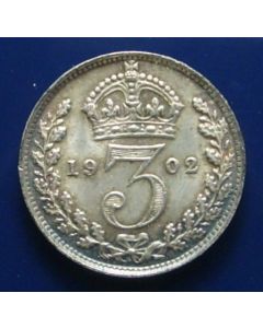 Great Britain  3 pence km# 797.1 