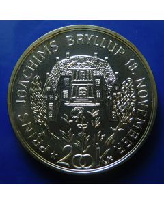 Denmark 	 200 Kroner	1995	Wedding of Prince Joachim 