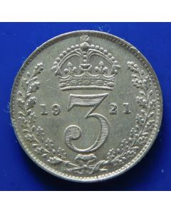 Great Britain  3 pence	1921	 - Silver