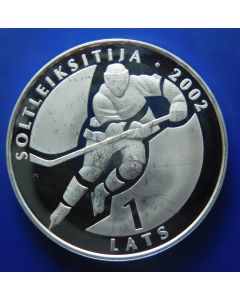  Latvia 	 Lats	2001	  Ice Hockey dedicated to the 2002 Olympic Winter Games in Salt Lake City 