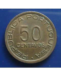 Mozambique  50 Centavos1945 km# 73  Schön# 10