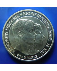 Denmark 	 200 Kroner	2004	Wedding of Crown Prince 