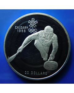 Canada 	20 Dollars	1987	 Curling – Silver