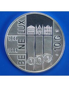 Netherlands   10 Gulden1994 km#216 