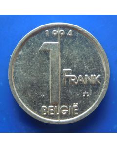 Belgium 	 Franc	1994	 Belgie  / Albert II (Dutch text)