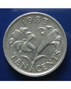 Bermuda 10 Cents1983km# 17 