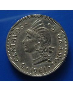 Dominican Republic5 Centavos1961km# 18