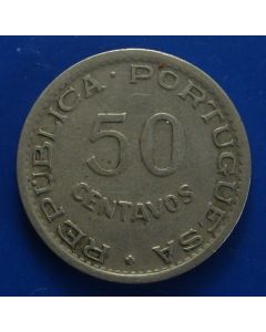 Mozambique  50 Centavos1950 km# 76   Schön# 16