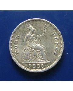 Great Britain  4 pence1836 km# 711 