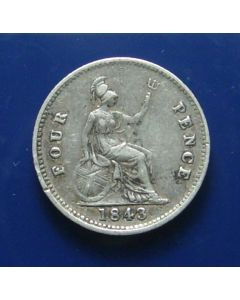 Great Britain  4 pence1843 km# 732 