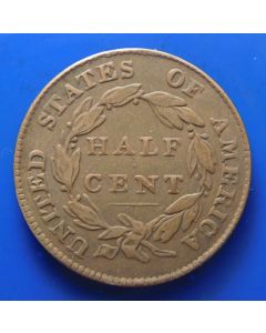United States  Half Cents 1828	 - Classic Head