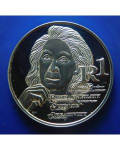 South Africa 	Rand 2010	 Nadine Gordimer Nobel Prize Winner Silver / Proof