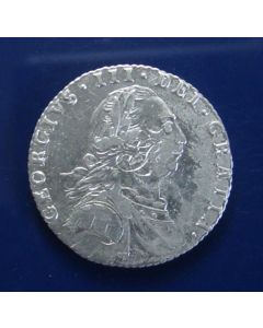 Great Britain  6 pence1787 km# 606.1 without harts in shield* - / initials marked on Head ?