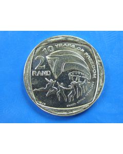 South Africa 2 Rand2004 km#334 