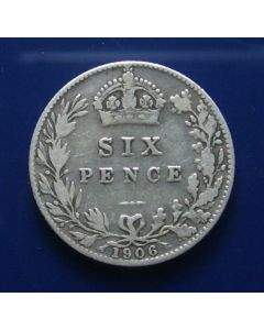 Great Britain  6 pence1906 km# 799