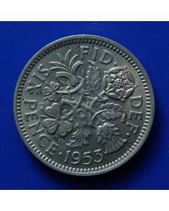 Great Britain  6 pence1953 km# 889