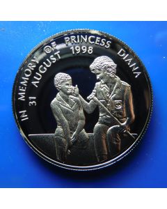 Uganda 	 1000 Shillings	1998	 - Diana and Child