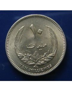 Libya     10 Milliems1965 km# 8   