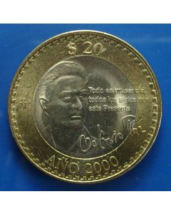  Mexico 	 20 Pesos	2000	 Octavio Paz