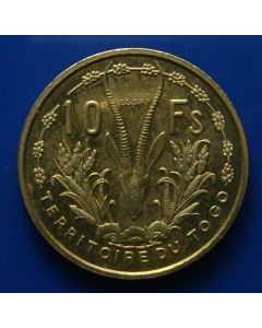 Togo  10 Francs1956 km# E7 Essai