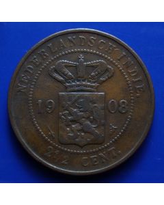 N. East Indies  2½ Cents1908km#308 Scholten # 869