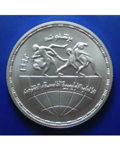 Egypt  5 Pounds	1992	 Wrestling – Silver / matt* (low Mintage)