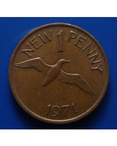 Guernsey  New Penny1971 km# 21 
