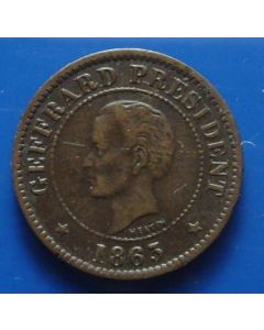 Haiti  5 Centimes1863 km# 39 