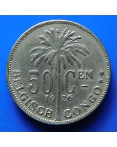 Belgian Congo 50 Centimes1926km# 23  Schön# 12