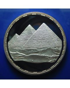 Egypt 5 Pounds  1993	The Pyramids – Silver / Proof