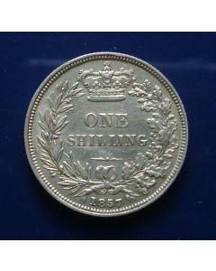 Great Britain  shilling1857 km# 734.1