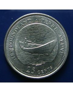 Canada 25 Cents1992km# 213  
