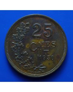Luxembourg 25 Centimes 1930km# 42 