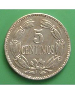 Venezuela  5 Centimos1958 Y# 38.1 