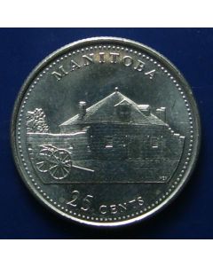 Canada 25 Cents1992km# 214 