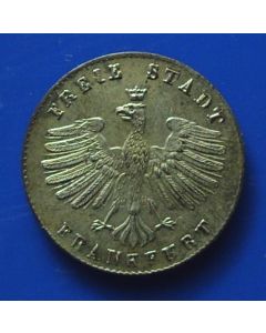 German States  Frankfurt am Main Kreuzer1855 km# 312