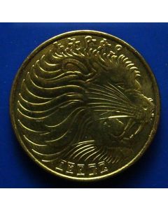 Ethiopia	10 Cents	EE1996	-2004 (magnetic) unc