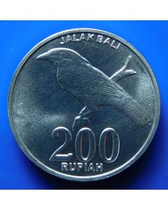 Indonesia 200 Rupiah2003km# 66 