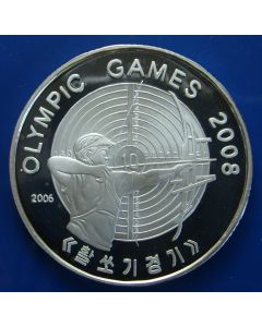 Korea  5 Won 2006  Archer before target - Silver / Proof