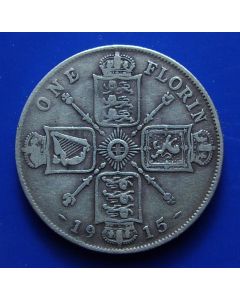 Great Britain  Florin1915 km# 817